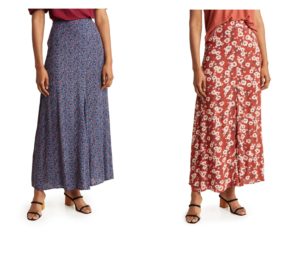 Image of sale on Godet Maxi Skirt