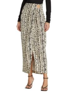 Image of sale on Solice Wavy Split Midi Skirt