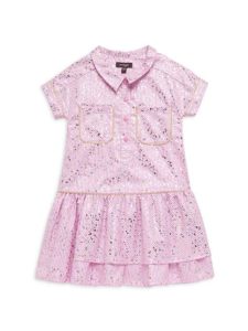 Image of sale on Little Girl’s & Girl’s Noah Dancing with the Waves Shirt Dress