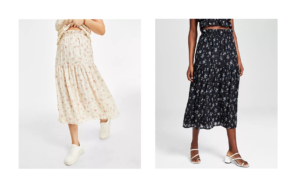 Image of sale on Women’s Pull-on Tiered Midi Skirt