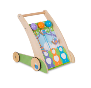 Image of sale on First Play Wooden Ring and Ding Forest Friends Push Toy