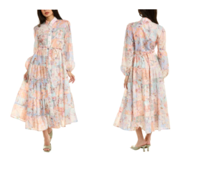Image of sale on Beulah Tiered Maxi Dress