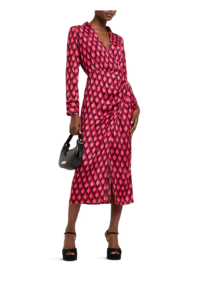Image of sale on Geo Print Faux Wrap Shirtdress