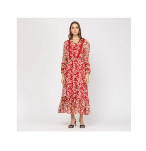 Image of sale on Long Dress with Cut Waist