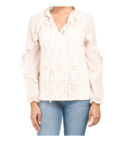 Image of sale on Long Sleeve Eyelet