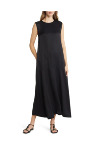 Image of sale on Twill Sleeveless Maxi Dress