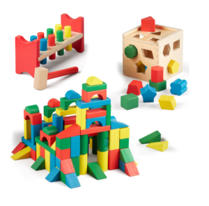 Image of sale on Stack, Sort & Pound Wooden Toy Collection