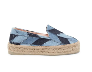 Image of sale on Patchwork Denim Double-sole Espadrilles