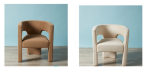 Image of sale on 29in Cutout Rounded Back Modern Dining Chair