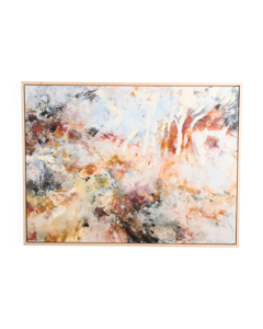 Image of sale on 30×40 Solid Wood Frame Embellished Intuition by Miri Baruch Wall Art