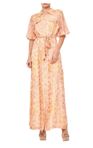 Image of sale on Angela Mix Print Maxi Shirtdress