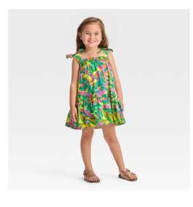 Image of sale on Toddler Girls’ Floral Dress – 2-5
