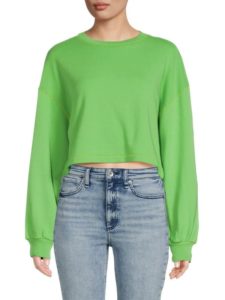 Image of sale on Cropped Crewneck Sweatshirt