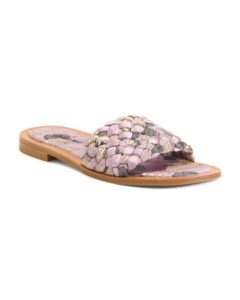 Image of sale on Printed Woven Crane Sandals