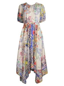 Image of sale on Wild Shimeka Silk Midi-dress