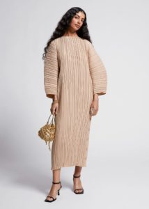 Image of sale on Sculptural Plissé Style Dress