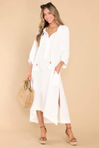 Image of sale on Ivory Midi Dress
