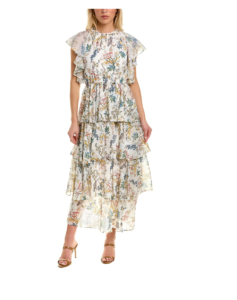 Image of sale on Landon Ruffle Maxi Dress