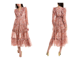 Image of sale on Avantlook Ruffle Maxi Dress