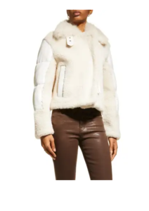 Image of sale on Lena Shearling Puffer Coat