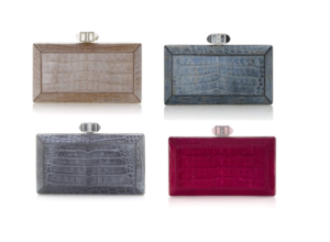 Image of sale on Crocodile Faceted Clutch