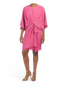 Image of sale on Cap Sleeve Mini Dress with Front Tie 38in