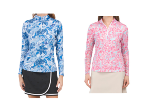 Image of sale on Kate Mock Neck Half Zip Jacket