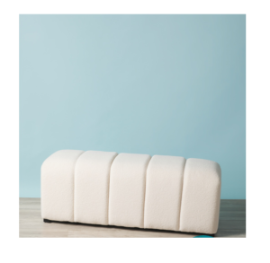 Image of sale on 18×49 Fluted Upholstered Bench