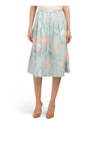 Image of sale on Printed Pleated Skirt