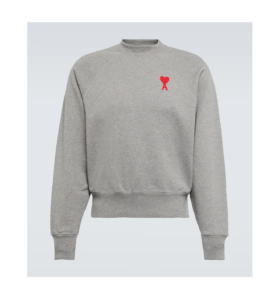 Image of sale on Ami De Cœur Cotton Jersey Sweatshirt