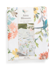 Image of sale on 60×104 Junie Blossom Peach Indoor Outdoor Tablcloth
