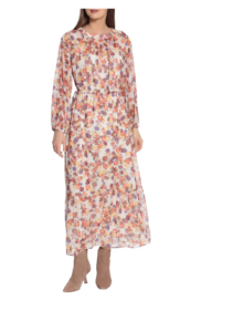 Image of sale on Long Sleeve Maxi Dress