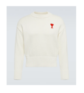Image of sale on Logo Cotton and Wool Sweater