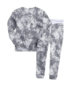 Image of sale on Vaenait Baby 12m-12 Toddler Kids Boys Girls 100% Cotton Marbling Sung Fit Sleepwear Pajamas 2pcs Pjs Set
