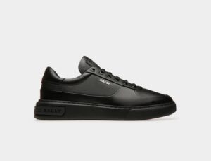 Image of sale on Manny Leather Sneakers In Black