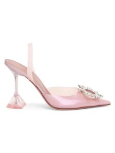 Image of sale on Begum Embellished Pvc Slingback Pumps