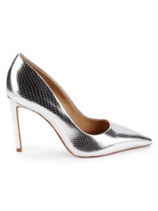 Image of sale on Lou Python Embossed Stiletto Pumps