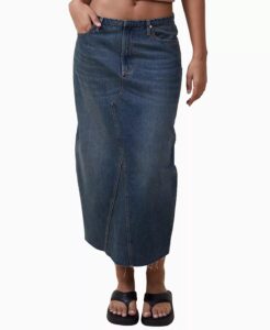 Image of sale on Women’s Maxi Denim Skirt