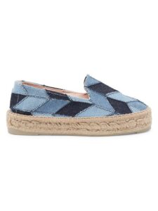 Image of sale on Patchwork Denim Double-sole Espadrilles