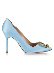 Image of sale on Hangisi Oply 105mm Satin Pumps