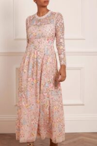 Image of sale on Secret Garden Long Sleeve Ankle Gown
