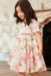 Image of sale on Rose Bluebell Cotton Smocked Kids Dress