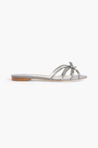 Image of sale on Caterina Embellished Satin Sandals