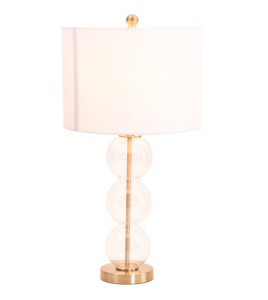 Image of sale on 25in Ridge Glass Table Lamp