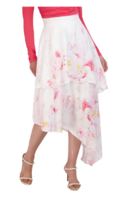 Image of sale on Ruffle Asymmetric Hem Skirt
