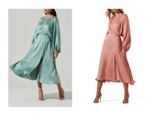 Image of sale on Long Dolman Sleeve Dress