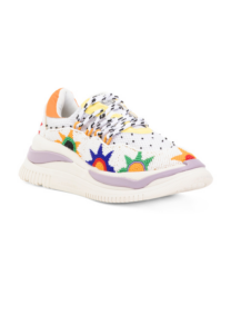 Image of sale on Sunset Beaded Platform Sneakers