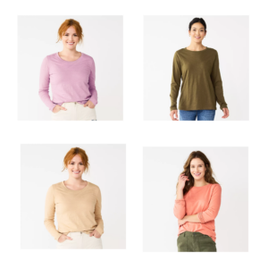 Image of sale on Everyday Crewneck Long Sleeve Tee