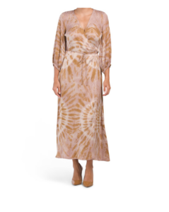 Image of sale on Belle Midi Wrap Dress