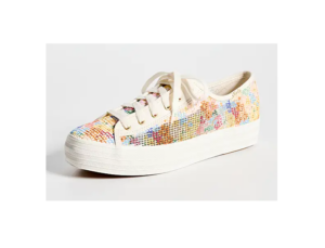 Image of sale on X Rifle Paper Triple Kick Margaux Sneakers